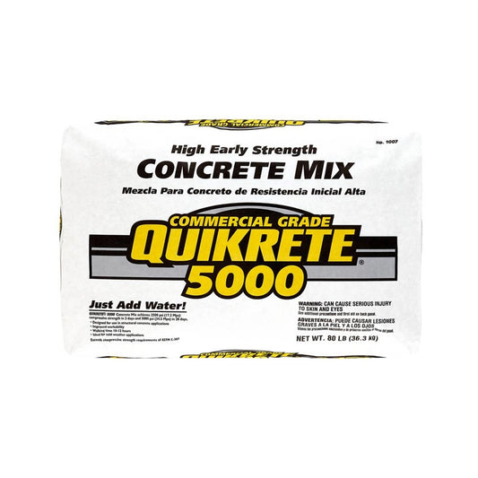 Quikrete 5000 High Early Strength Concrete Mix - 80 lb.