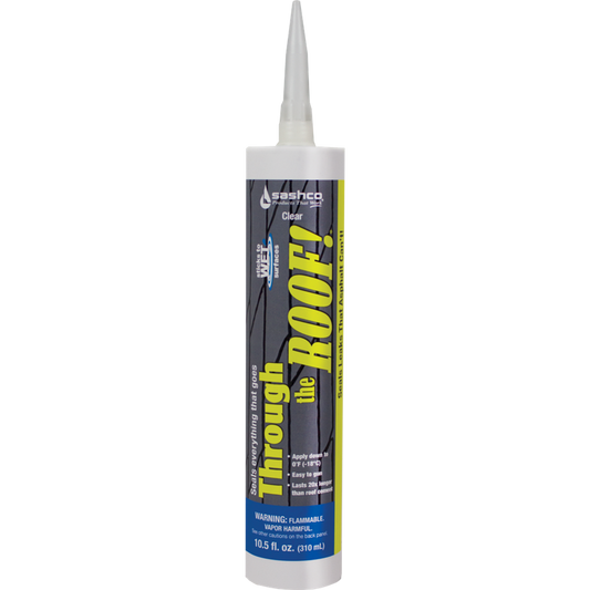 Sashco Through The Roof 10.5oz Clear Paintable Caulk