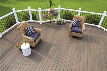 Fiberon Sanctuary Latte Composite Deck Scene 1