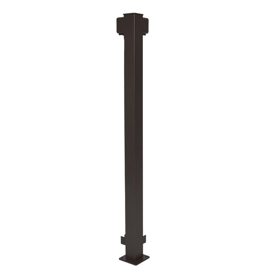 Regal Rail 42" Bronze Aluminum Corner Post Feature Product Photo