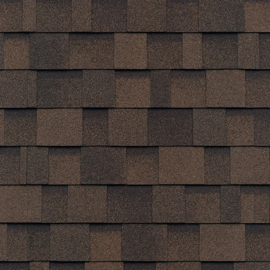 Economy Roofing Shingle, Dark Brown, Architectural