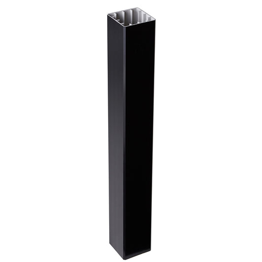 Fiberon Brio 5 in. x 5 in. x 39 in. Black Composite Post Sleeve Wrap