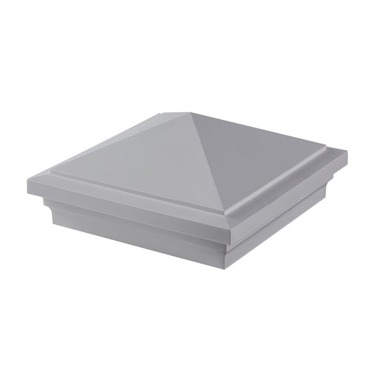 Fiberon Brio 5 in. x 5 in. White PVC Pyramid Cap
