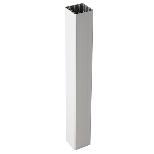 Fiberon Brio 5 in. x 5 in. x 39 in. White Composite Post Sleeve Wrap