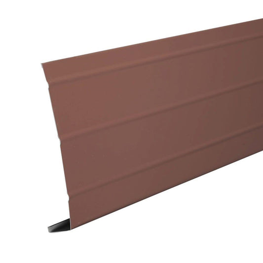 BROWN ALUMINUM FASCIA - 8"x12'