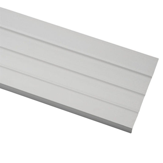 WHITE ALUMINUM FASCIA - 8"x12'