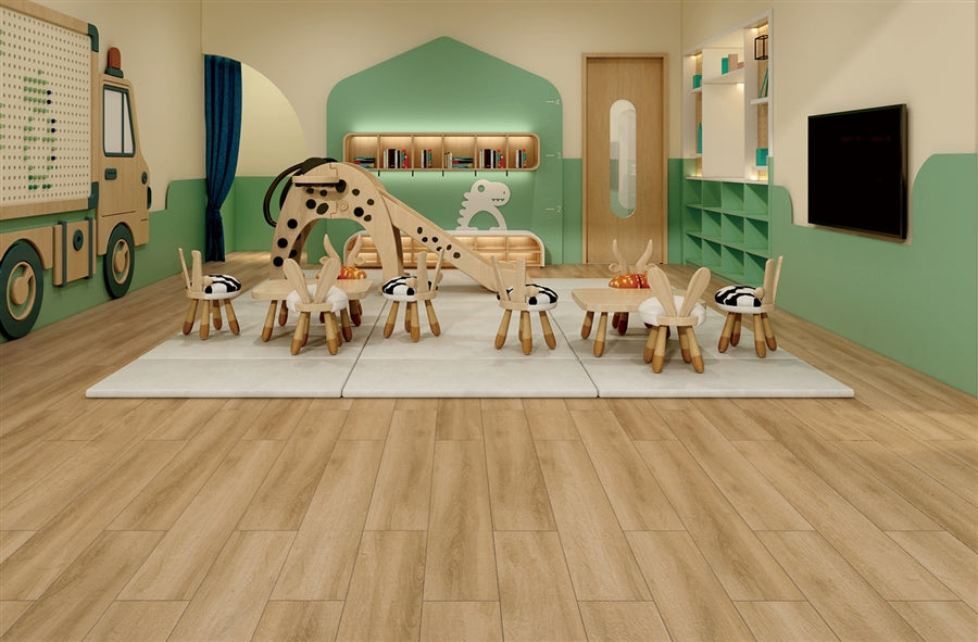 TAN CHIMEWOOD LVT FLOORING