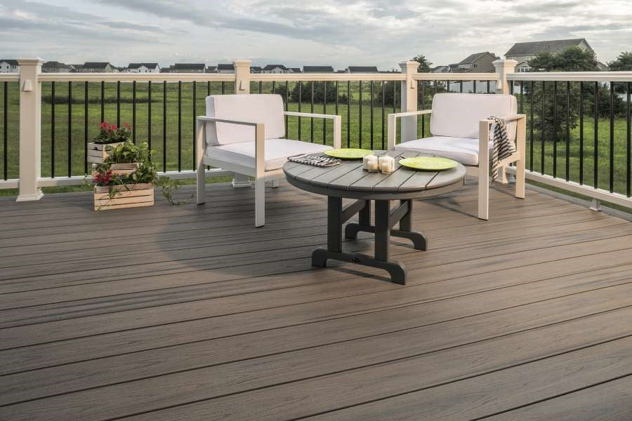 Trex Enhance Natural Rocky Harbor Composite Deck Scene